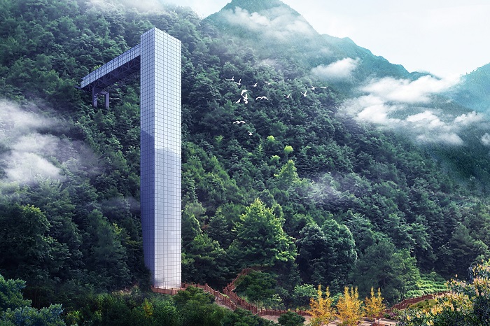 沪马建工垂直电梯案例14